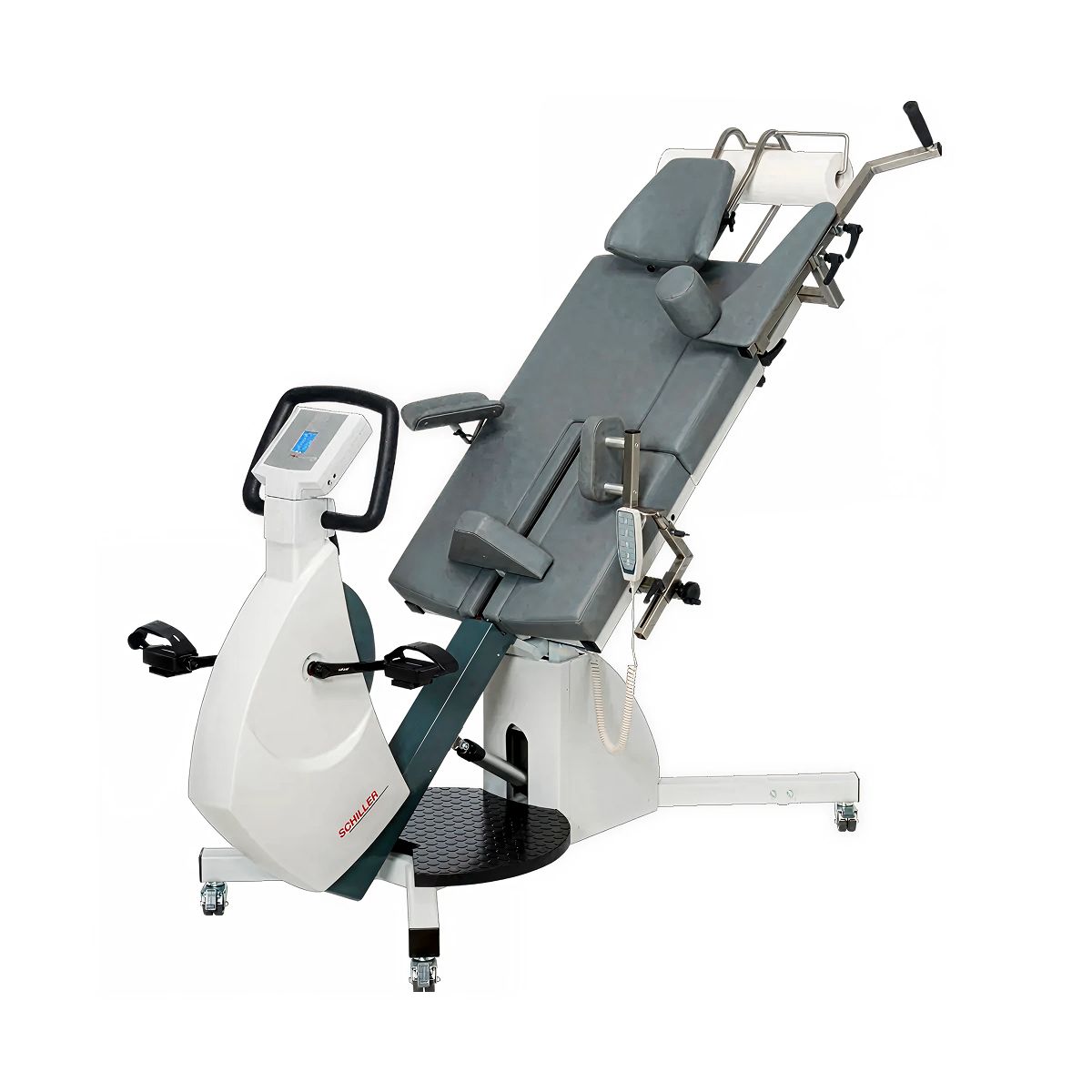SCHILLER ERG 911 LS EASY / SMART ECHOCOUCH — Ergómetro médico de camilla